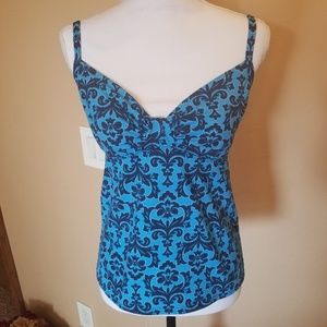 Blue Tankini - Lands End